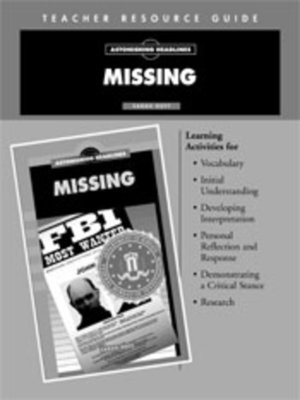 cover image of Missing Teacher Resource Guide
